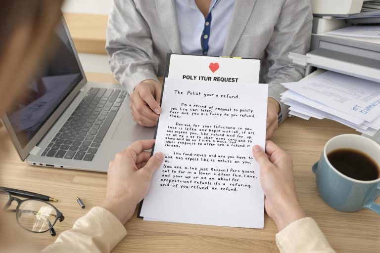 Écrire une lettre polie pour demander un remboursement.jpg