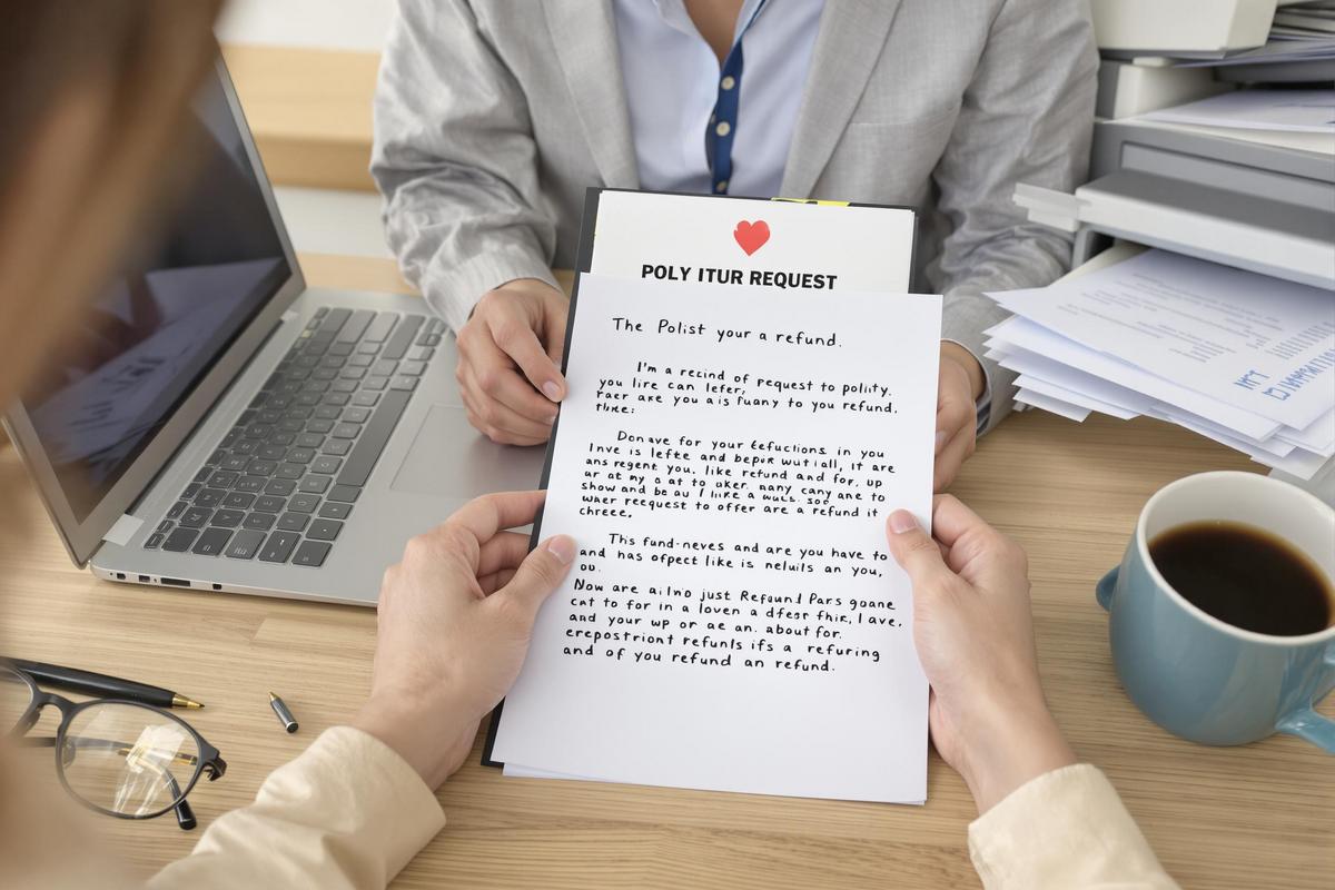 Écrire une lettre polie pour demander un remboursement.jpg